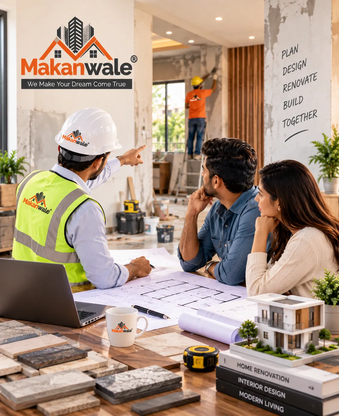 Home renovation and remodeling services in Patna by Makanwale